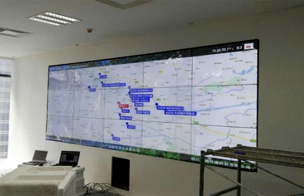 46” LCD Wall, Euro-American Finance City
